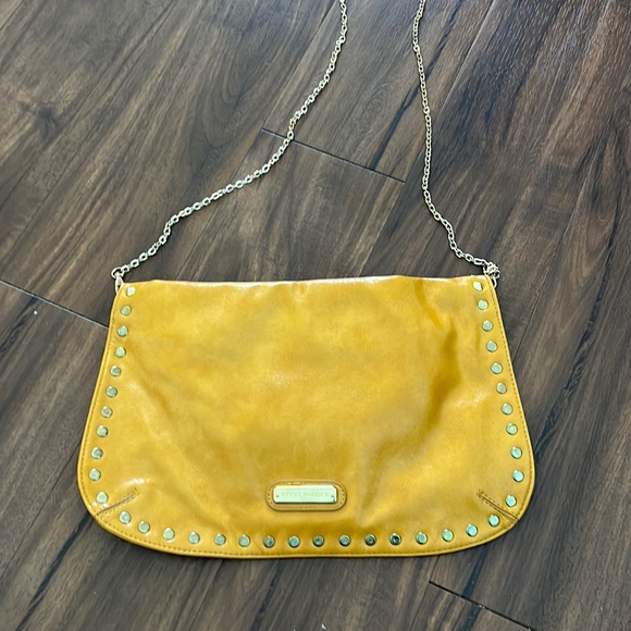 Steve Madden Handbags - NWOT Steve Madden Mustard Studded Purse/Clutch